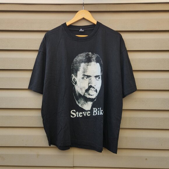 Vintage 90's Steve Biko "Black Consciousness Movement" Big Face Tee - Picture 1 of 5